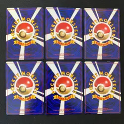 neo gene 1999 Normal Card Set of 6 Japanese Pokemon Card Old Back s007310 - Image 2