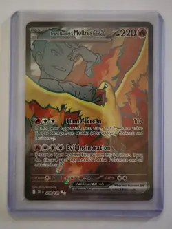 Pokemon TCG Team Rockets Moltres EX Destined Rivals 208/182 NearMint Condition - Image 2