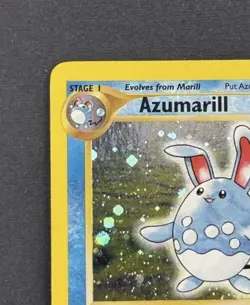 Azumarill 2/111 Neo Genesis Holo Rare Vintage 2000 Pokemon TCG *Swirl* See Pics - Image 4