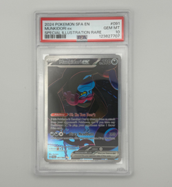 2024 Pokemon Shrouded Fable MUNKIDORI EX 091/064 SIR PSA 10 - Image 1