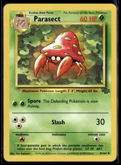 Pokemon TCG | Jungle | Parasect | 41/64 | LP - Image 1