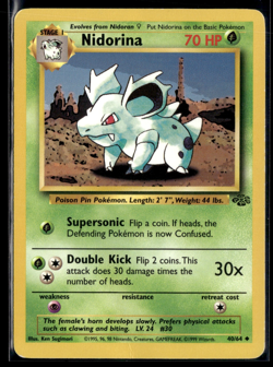 Pokemon TCG | Jungle | Nidorina | 40/64 | MP - Image 1