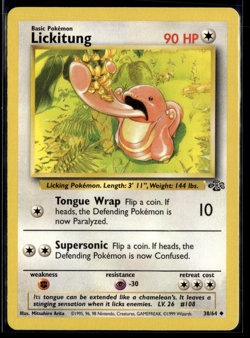 Pokemon TCG | Jungle | Lickitung | 38/64 | MP - Image 1