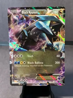 Pokemon TCG Black Kyurem EX #95/135 Plasma Storm Ultra Rare Holo NM/LP - Image 1