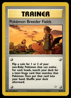 Pokemon TCG | Neo Discovery | Pokemon Breeder Fields | 62/64 | MP #2 - Image 1