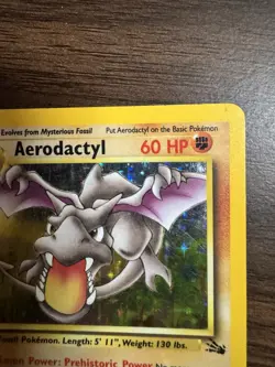 Aerodactyl - 1st Edition Holo - Pokemon Card - Fossil Set 1999 - Image 3