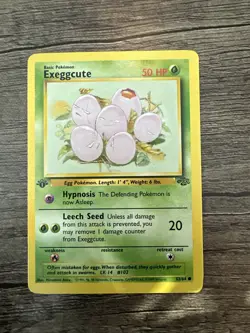 Exeggcute 52/64 Jungle 1st Edition Pokemon - Image 1