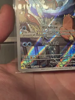 Squirtle 148/142 Sv07: Stellar Crown Illustration Rare NM Pokemon TCG IR - Image 5