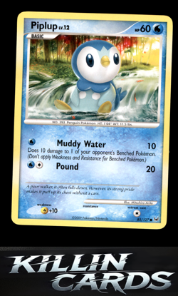 Piplup 85/127 Pokemon Common Platinum Card LP - Image 1
