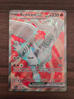 Pokemon Reshiram EX 158/086 Special Illustration Rare White Flare TCG - Image 1
