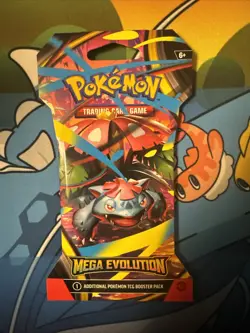Pokemon Mega Evolution Sleeved Booster Pack - Image 1