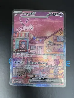 Pokemon TCG Mew EX 053 Scarlet & Violet Promo Holo Full Art NM Condition - Image 2