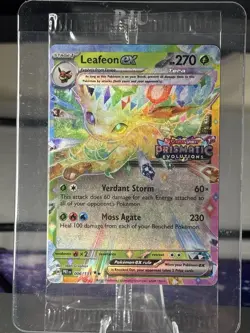 Leafeon ex 006/131 Prismatic Evolutions Stamp Promo Pokemon TCG S&V Sealed - Image 1