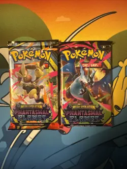 Pokemon Phantasmal Flames Booster Packs - FACTORY SEALED 2 Packs - Image 1