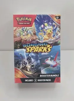 Pokemon Surging Sparks SV08 Booster Bundle TCG ''6 Packs'' New Sealed - Image 1