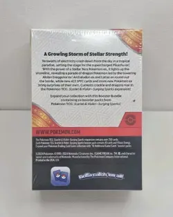 Pokemon Surging Sparks SV08 Booster Bundle TCG ''6 Packs'' New Sealed - Image 2