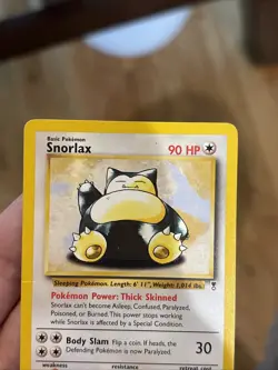 Snorlax 64/110 - Legendary Collection LC Non-Holo Pokemon Card Wotc Vintage Wow - Image 2