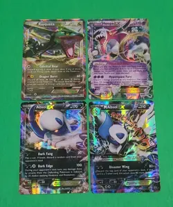 NM Pokemon XY Series Full Art Lot Of 4 EX's Rayquaza, M Absol, Hoopa, Absol - Image 1