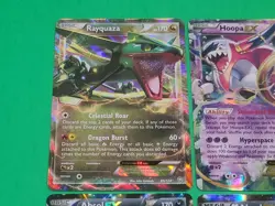 NM Pokemon XY Series Full Art Lot Of 4 EX's Rayquaza, M Absol, Hoopa, Absol - Image 3