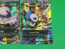 NM Pokemon XY Series Full Art Lot Of 4 EX's Rayquaza, M Absol, Hoopa, Absol - Image 5