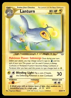 Pokemon TCG | Neo Discovery | Lanturn | 32/64 | MP - Image 1