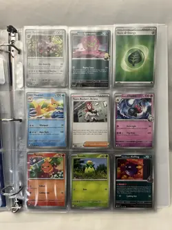 Pokemon Destined Rivals 72 Card Binder Lot Includes 2 Holo 15 Foils & 7 Vintage - Image 4