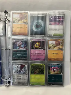 Pokemon Destined Rivals 72 Card Binder Lot Includes 2 Holo 15 Foils & 7 Vintage - Image 5