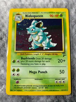 ORIGINAL NIDOQUEEN HOLOGRAPHIC POKEMON CARD | GREAT CONDITION | COLLECTOR OWNED - Image 1