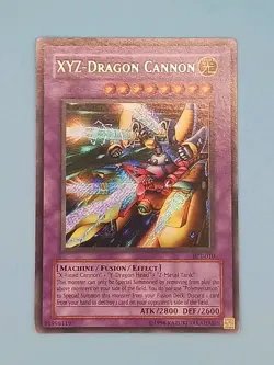 Yu-Gi-Oh XYZ-Dragon Cannon BPT-010 2003 Collector's Tin Unlimited Secret Rare MP - Image 1