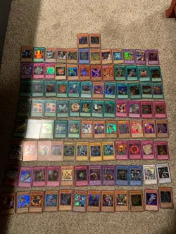 Yu-Gi-Oh Card Holo Lot - Red Eyes, Dark Magician, Blue Eyes, Brain Control, - Image 1