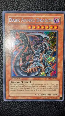 Yu-Gi-Oh Dark Armed Dragon PTDN-EN019 Phantom Darkness 1st Edition - Image 3