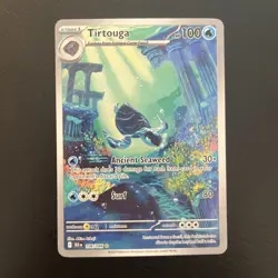 Pokemon Tirtouga 106/086 SV Black Bolt Holo Illustration Rare Card NM Condition - Image 1