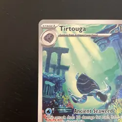 Pokemon Tirtouga 106/086 SV Black Bolt Holo Illustration Rare Card NM Condition - Image 2