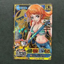 S4117 Nami CP HOLO IC Premium Berry Match Carddass Card Japanese One Piece D23 - Image 1