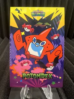 Rotomdex - Cracked Ice Holo - Card Database Halloween 2024 - Pokemon Card NM - Image 1