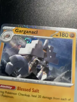 Garganacl 123/193 2x SWIRLS! Blister Exclusives Cosmos Holo NM Pokemon Card 2023 - Image 3