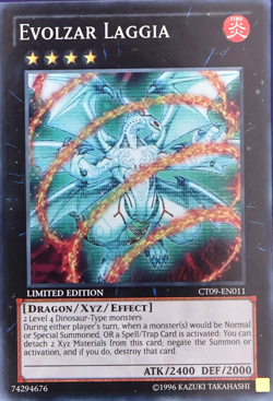 Evolzar Laggia - CT09-EN011 - Super Rare - Limited Edition - Yugioh TCG Card - Image 1