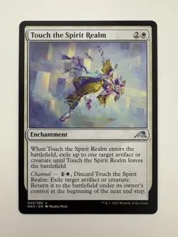 Touch the Spirit Realm MTG Magic the Gathering Card NM Near Mint NEO - Image 1