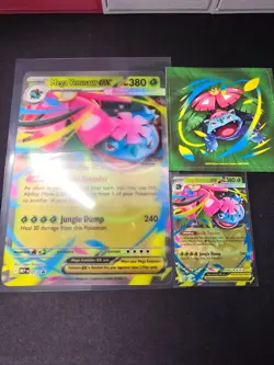 🌿✨ Mega Venusaur EX MEP 013 - Jumbo + Promo Card + Sticker Set ✨🌿 - Image 1