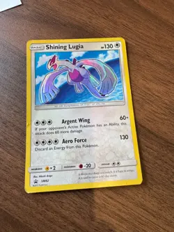 Shining Lugia SM82 Shiny Holo Promo Pokemon Card - Image 1