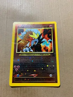 Entei #34 Black Star Promo - Reverse Holo Pokemon Card - HP - Image 2