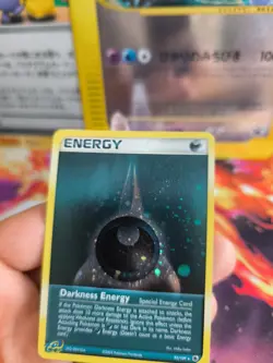 Pokemon Karte Card Finsternis Darkness Energy Ex Ruby Saphire Holo Mint Swirl - Image 3