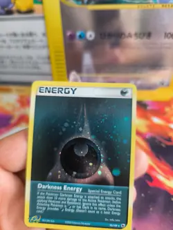 Pokemon Karte Card Finsternis Darkness Energy Ex Ruby Saphire Holo Mint Swirl - Image 4