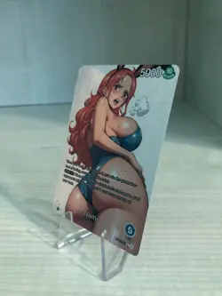 Nami Leader One Piece Card Full Art Shatter Glass Holo - Image 3
