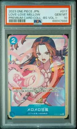 2023 One Piece Japanese Love Love Mellow Premium Card Collection Vol 1 PSA 10 - Image 1