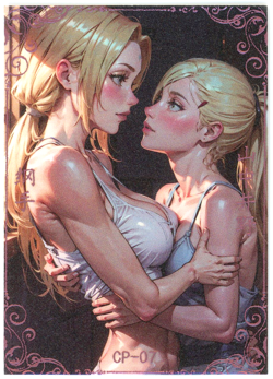 ❤TSUNADE & INO - Goddess Story Waifu Card DIARY OF LOVE Waifu CP-07 Anime Card - Image 1