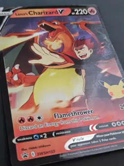 Lance's Charizard V SWSH133 SWSH: Sword & Shield Promo Cards Holo Pokemon - Image 2