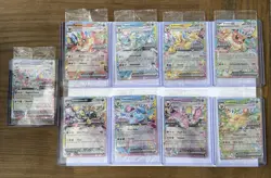 Prismatic Evolutions Surprise Box Stamp Ex Promo Cards 9/9 Complete Set SEALED - Image 1