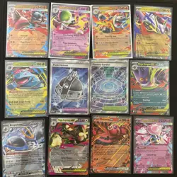 Pokemon Phantasmal Flames And Mega Evolution Card Lot 10 EX 2 Full Art - Image 1