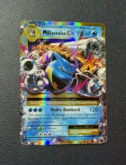 2016 Pokemon M Blastoise EX 22/108 Evolutions Ultra Rare Holo Card NM-Mint - Image 1